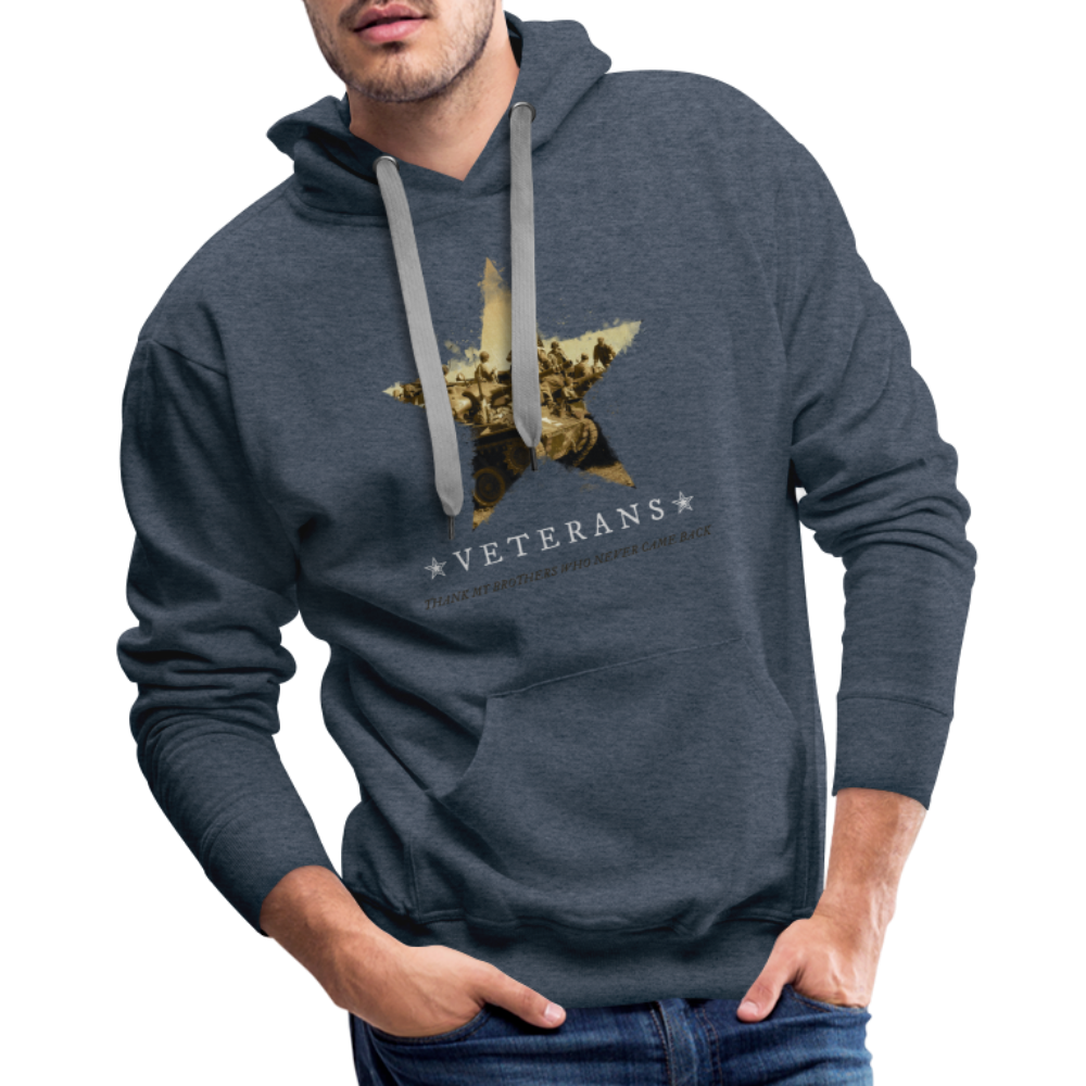 Veteran Premium Hoodie - heather denim