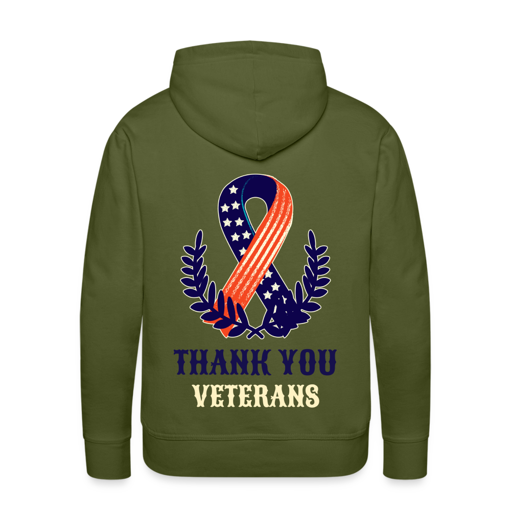 Veteran Premium Hoodie - olive green