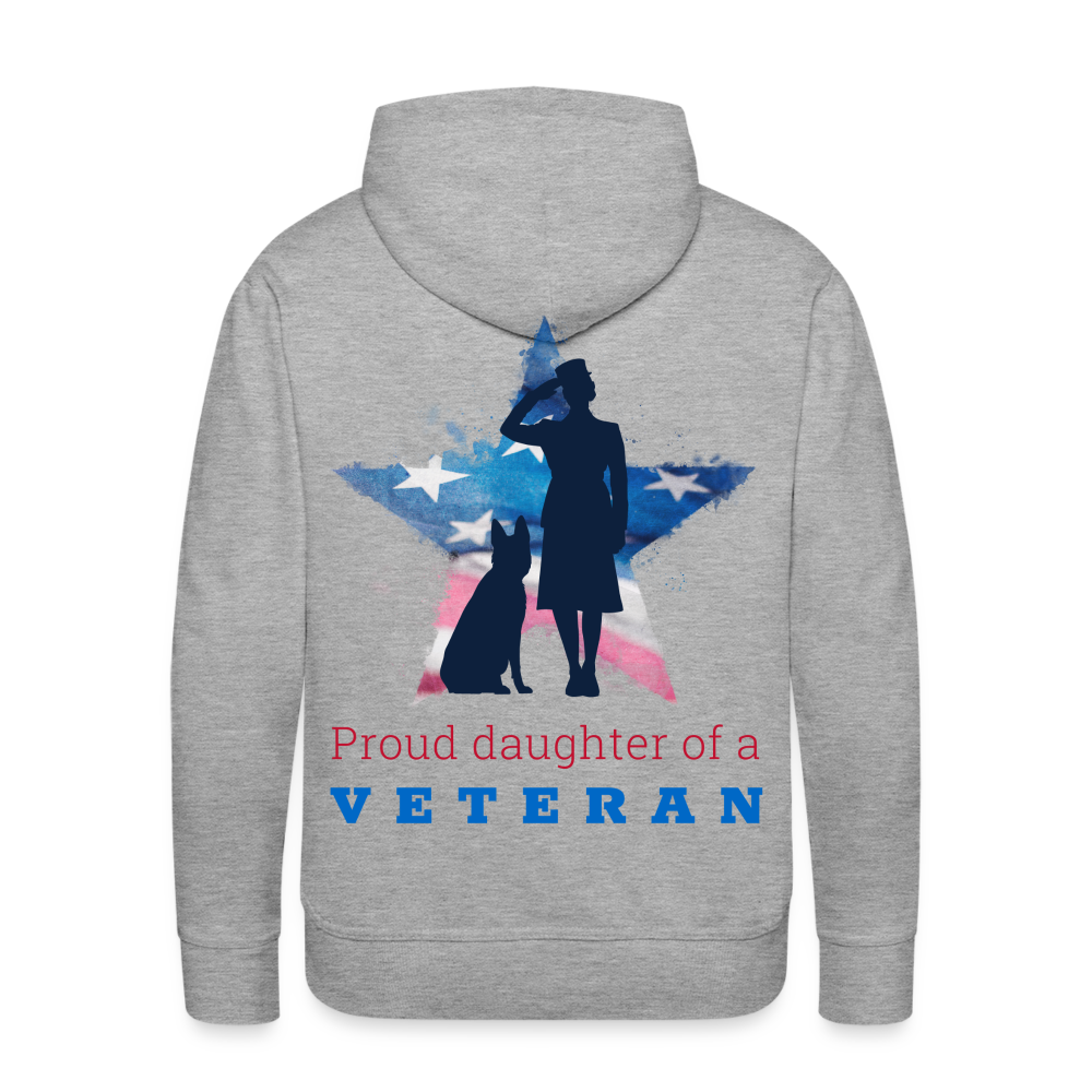 Veteran Premium Hoodie - heather grey