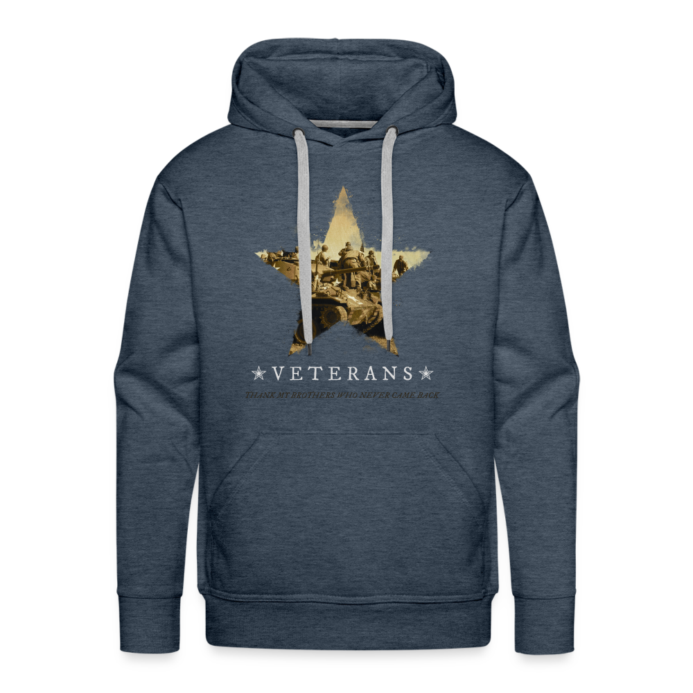 Veteran Premium Hoodie - heather denim