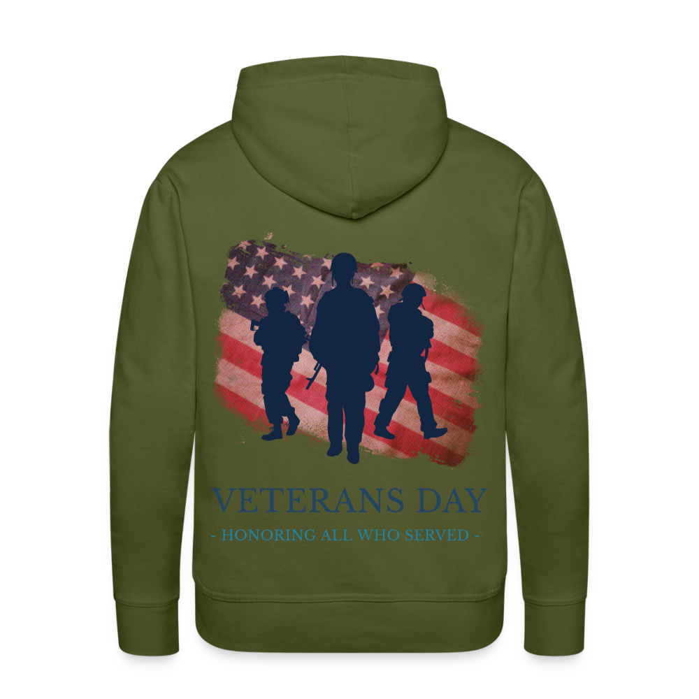 Veteran Premium Hoodie - olive green