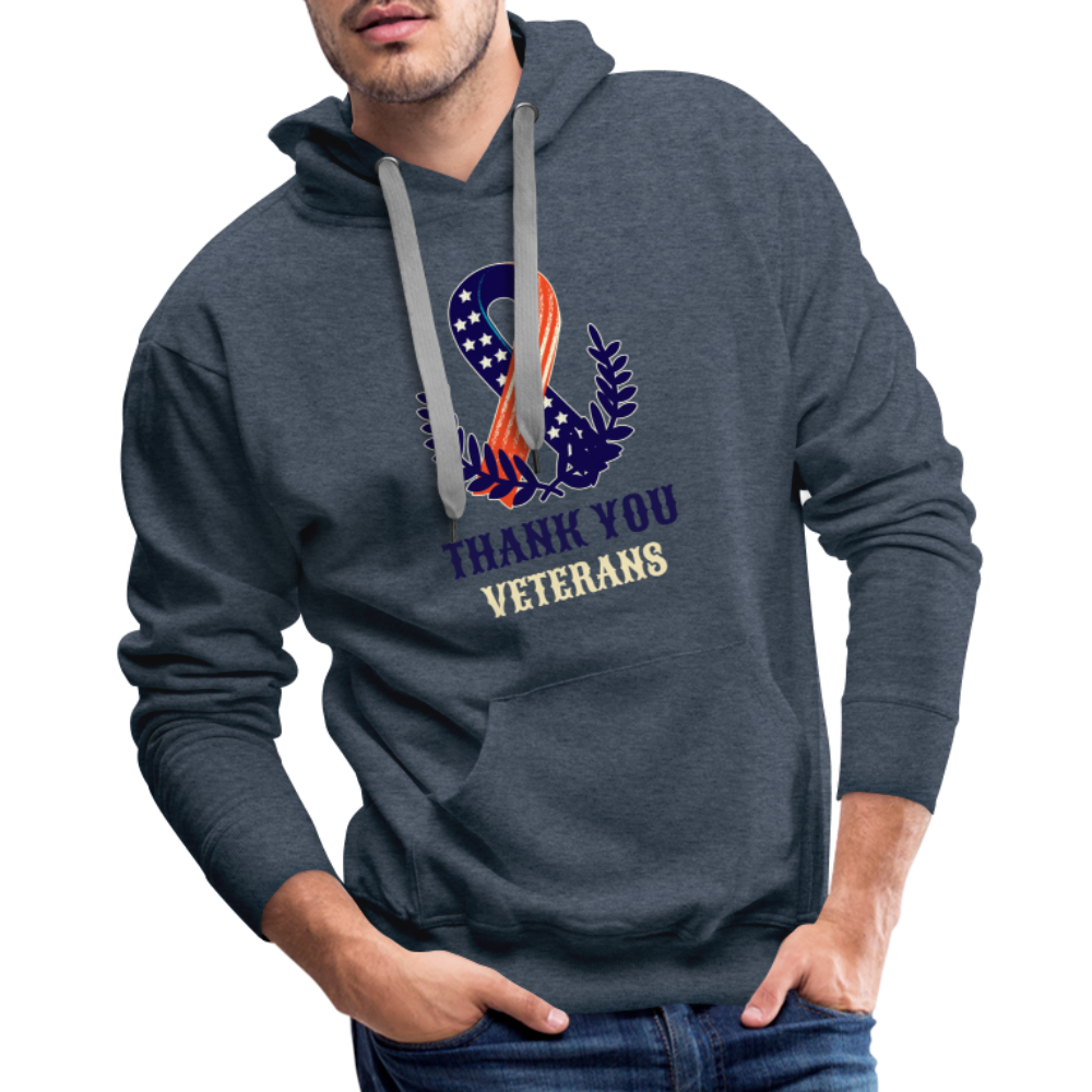 Veteran Premium Hoodie - heather denim