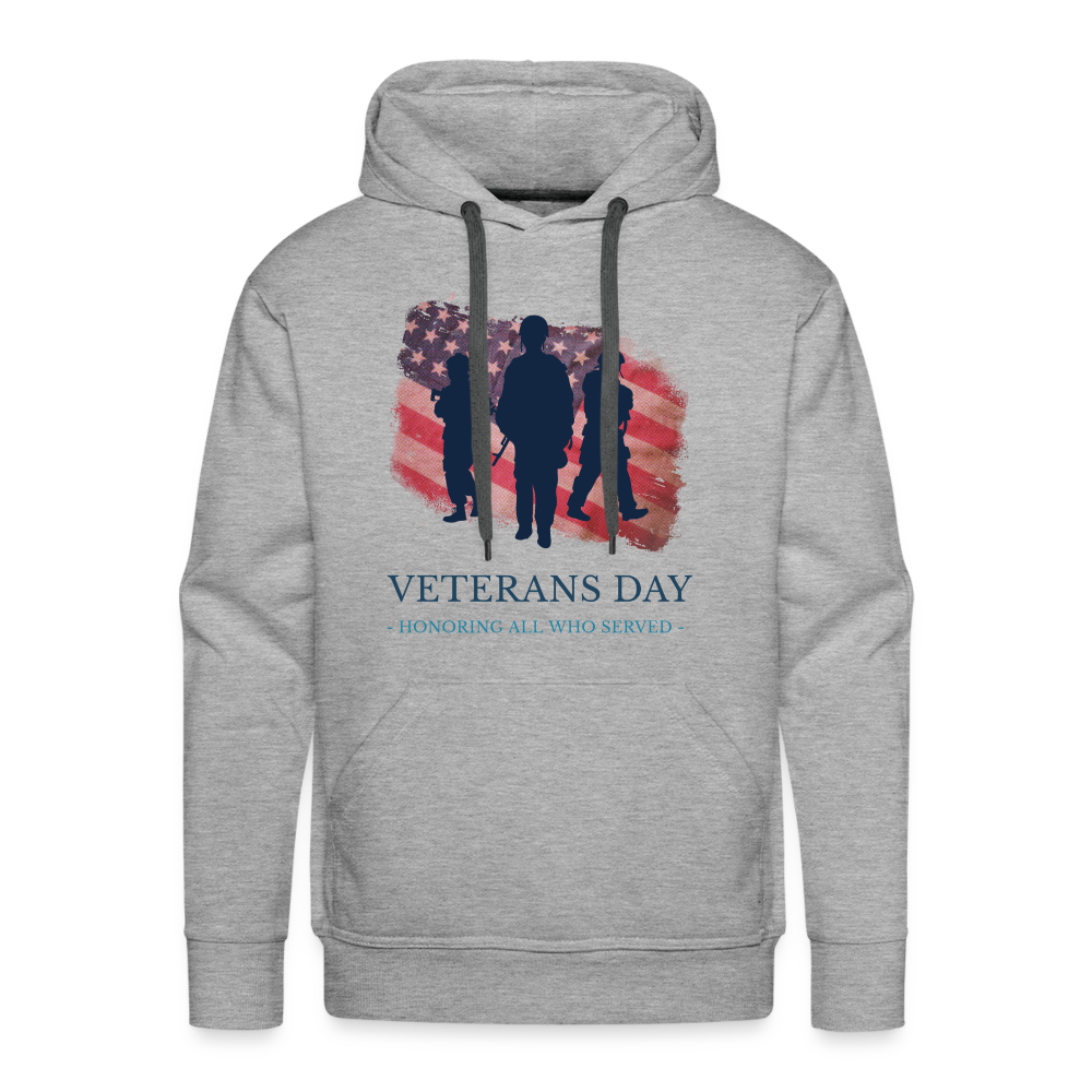 Veteran Premium Hoodie - heather grey