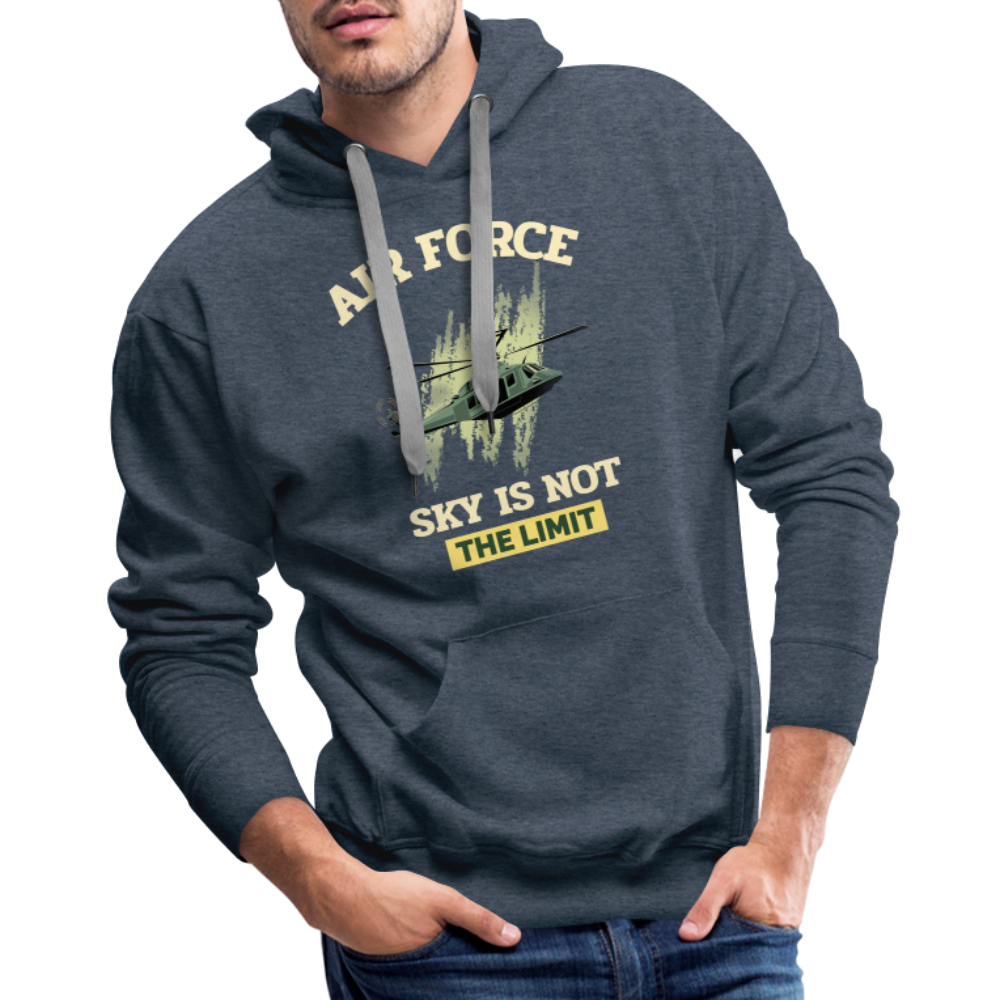 Veteran Premium Hoodie - heather denim