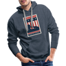 Veteran Premium Hoodie - heather denim