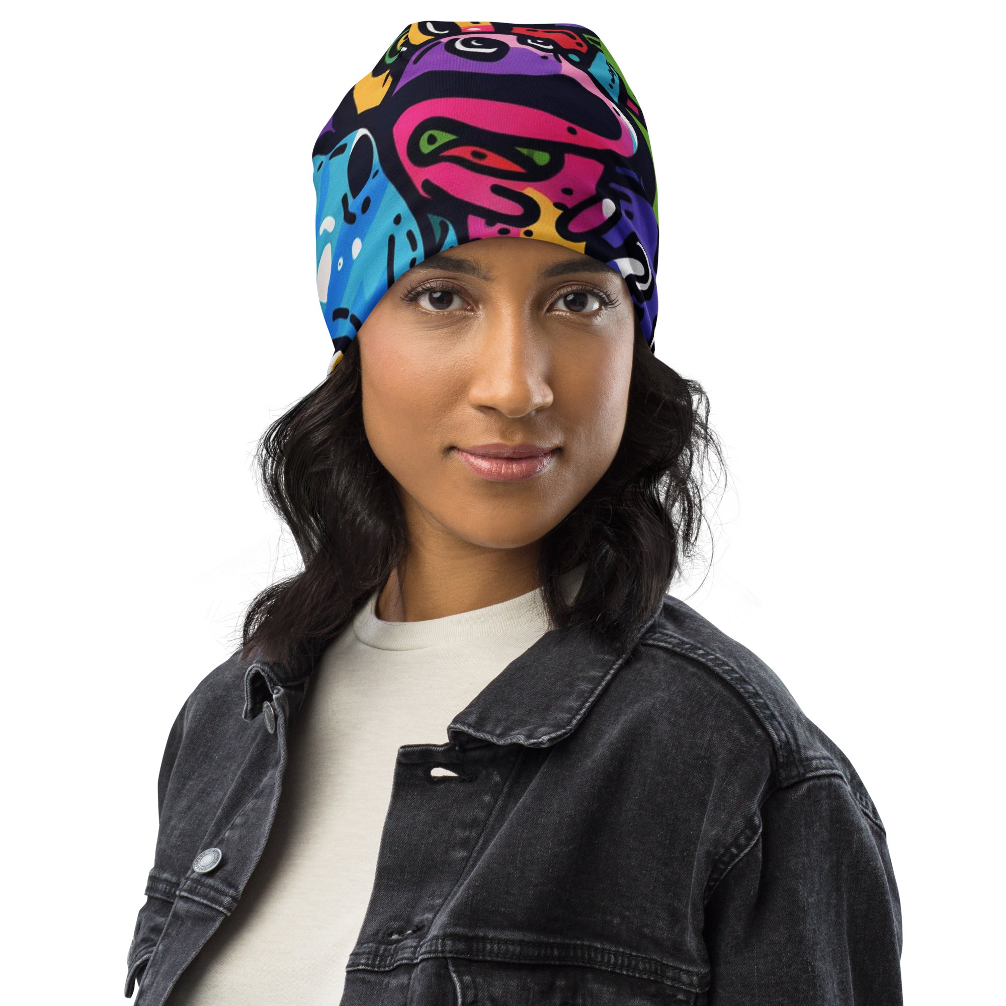 All-Over Print Beanie