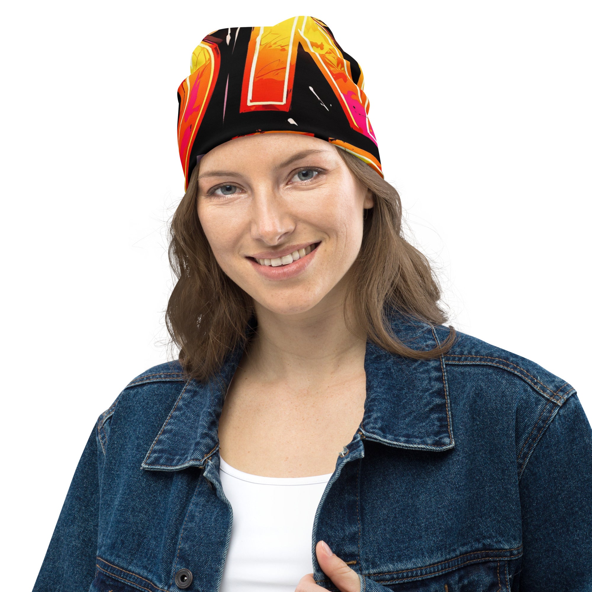 All-Over Print Beanie