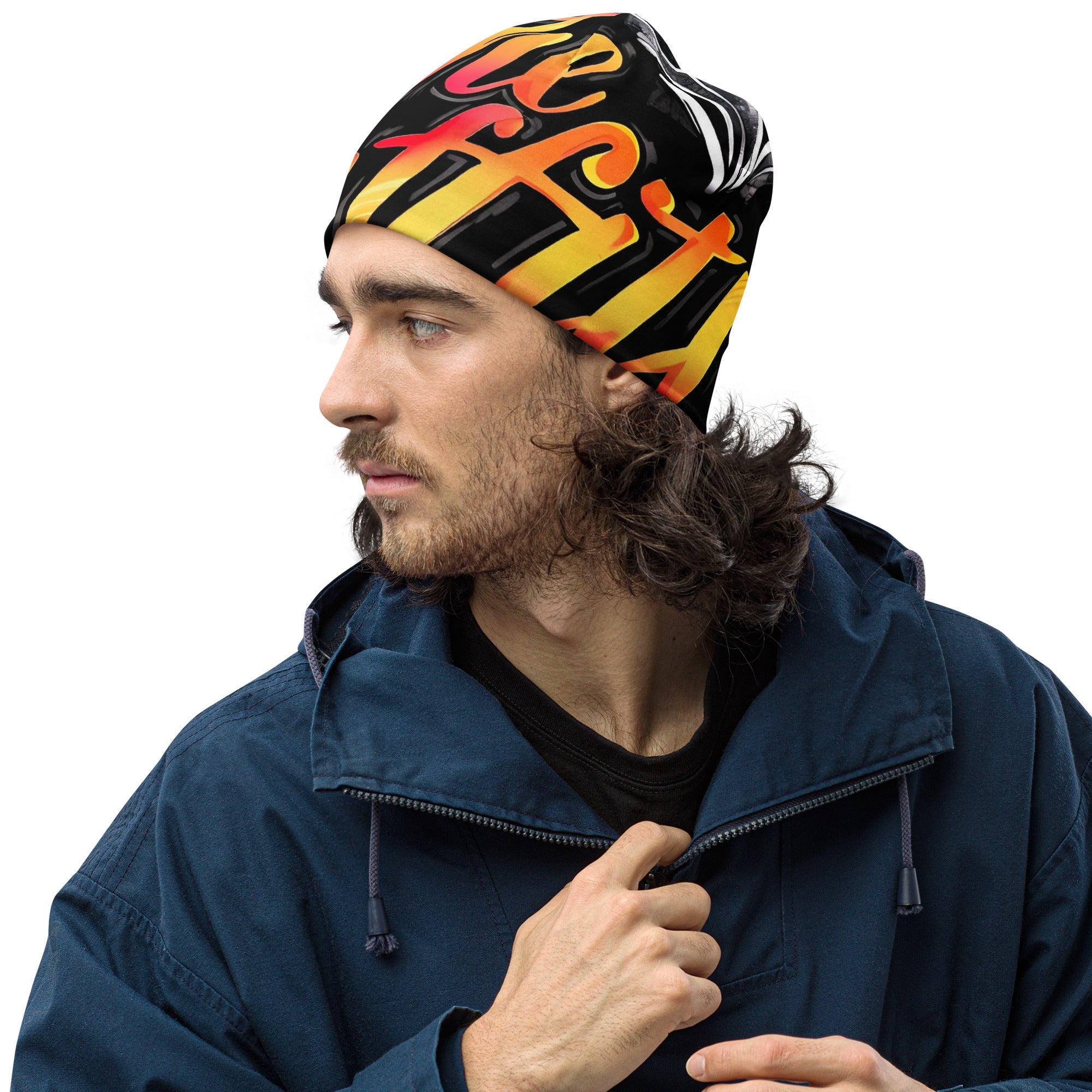 All-Over Print Beanie