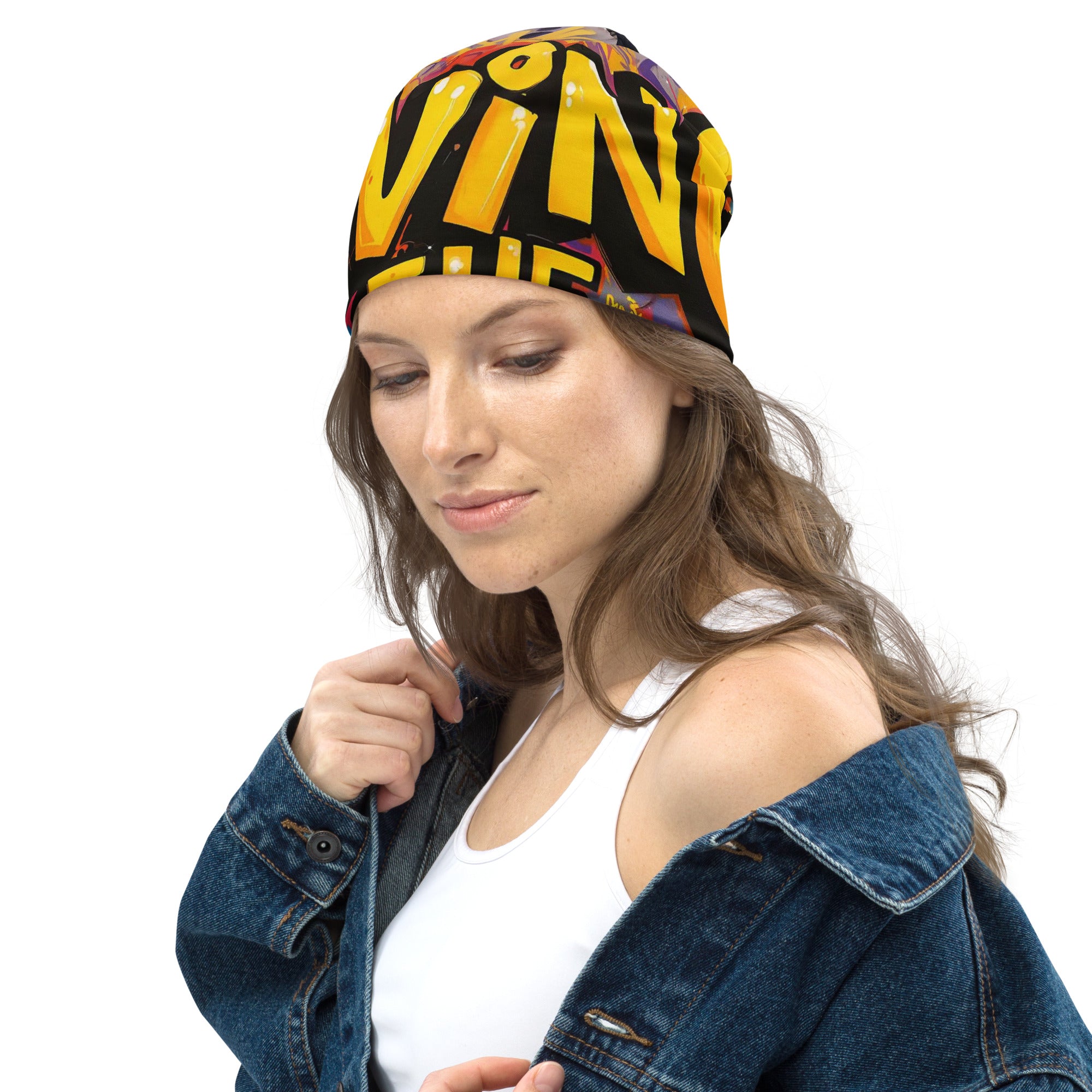 All-Over Print Beanie