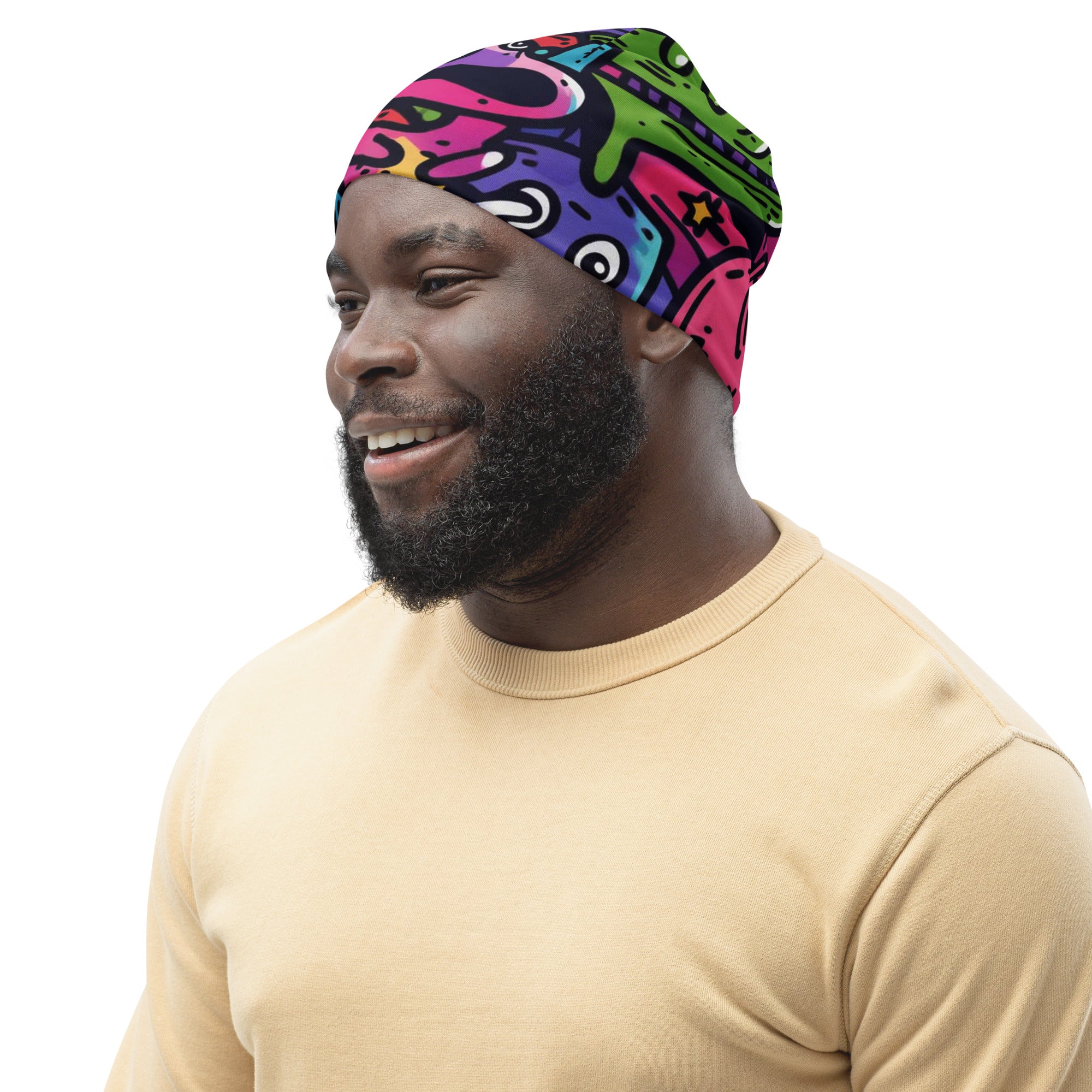 All-Over Print Beanie