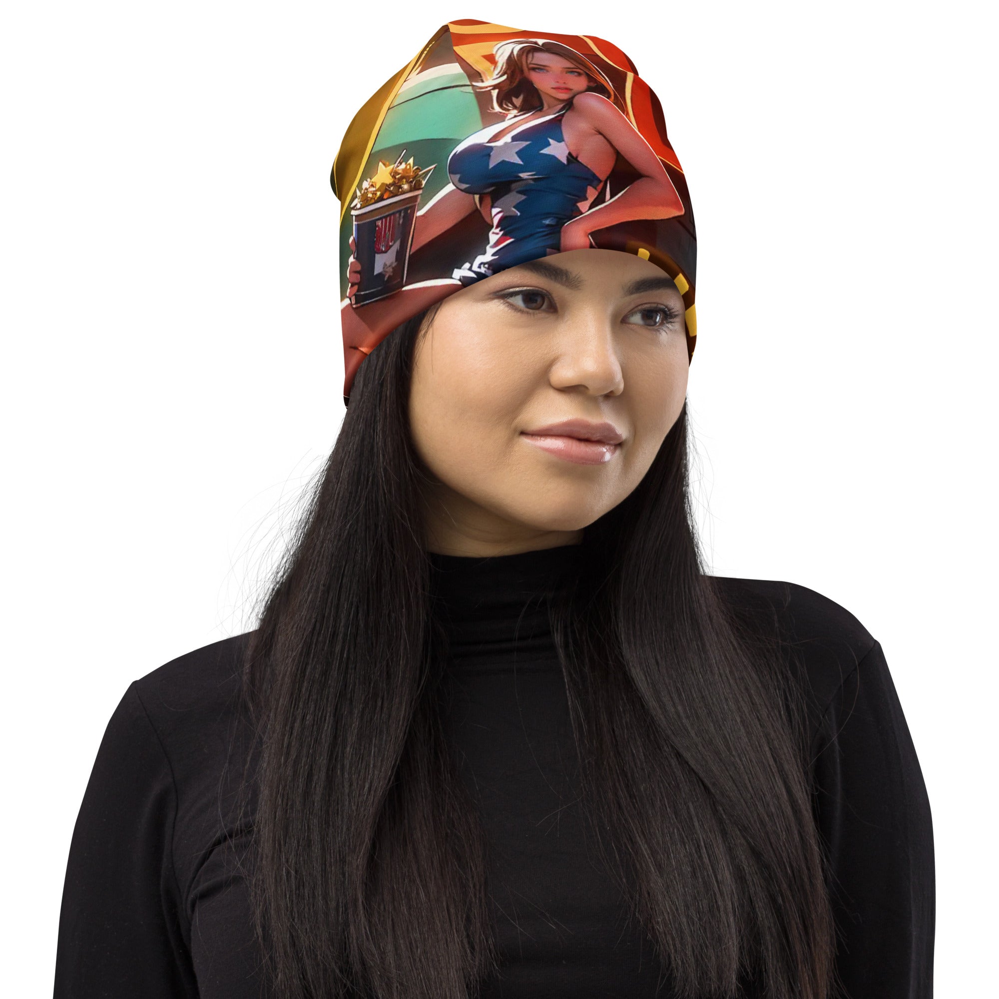 All-Over Print Beanie