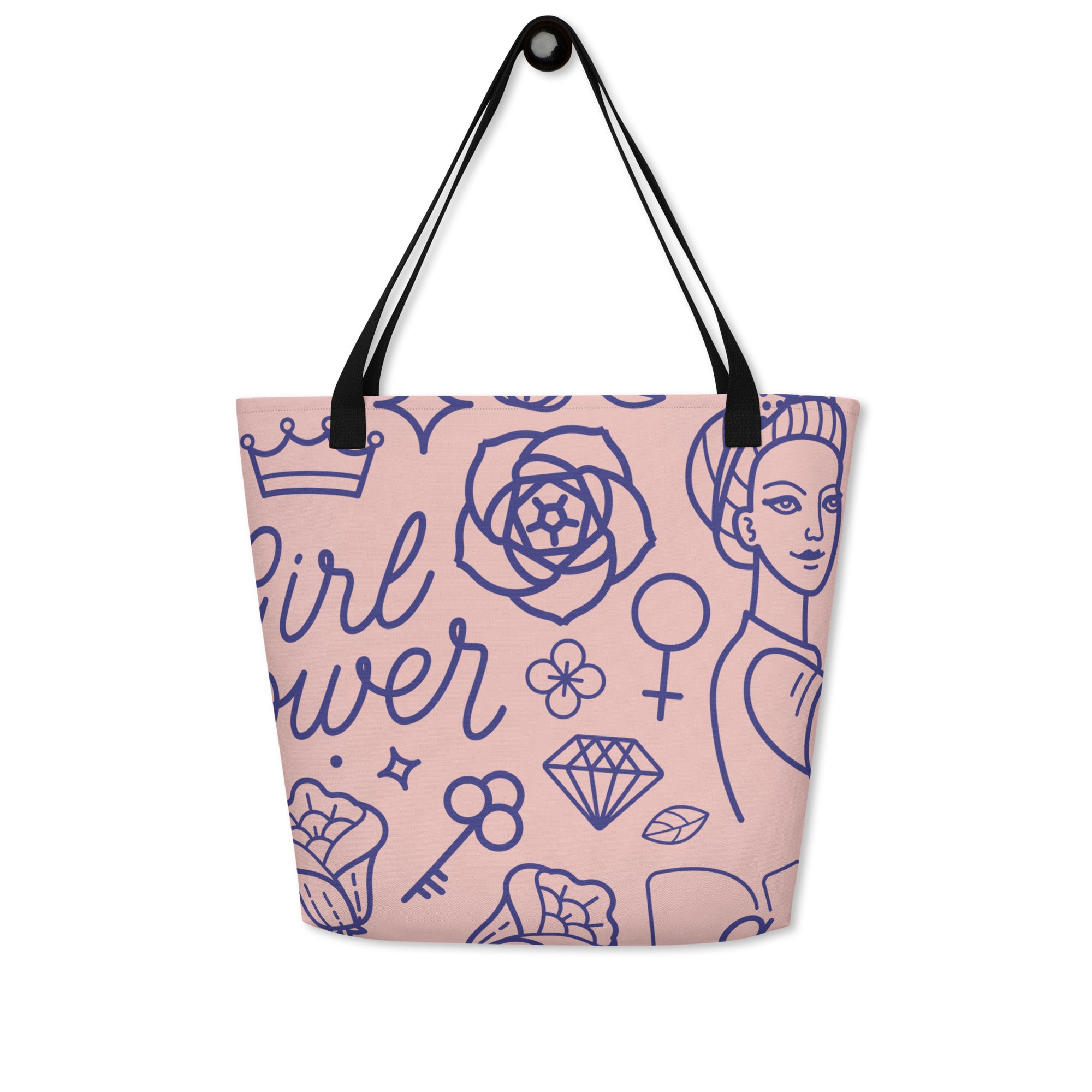 LARGE TOTE BAG W/ POCKET