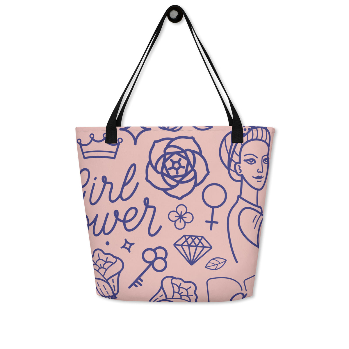 LARGE TOTE BAG W/ POCKET