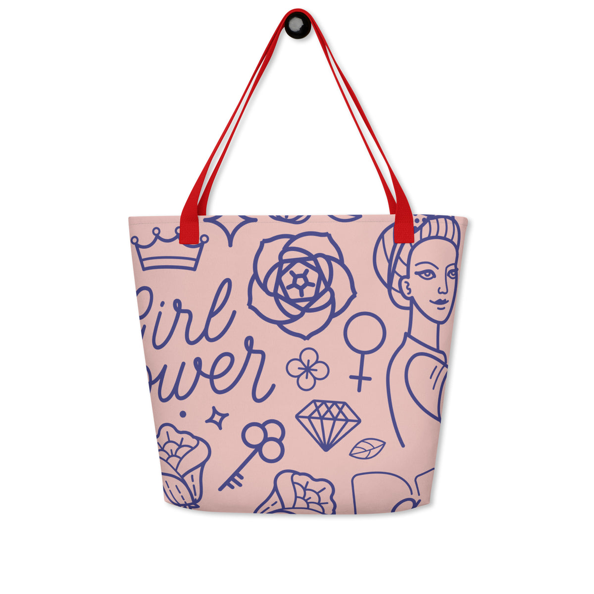 LARGE TOTE BAG W/ POCKET