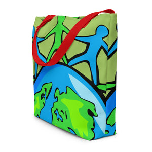 LARGE TOTE BAG W/ POCKET