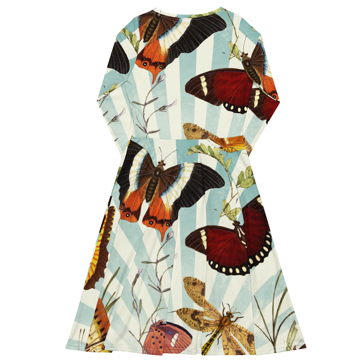 LONG SLEEVE MIDI DRESS