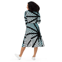 LONG SLEEVE MIDI DRESS