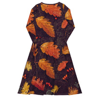 LONG SLEEVE MIDI DRESS