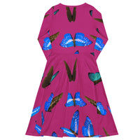 LONG SLEEVE MIDI DRESS