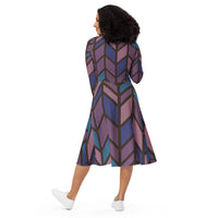 LONG SLEEVE MIDI DRESS