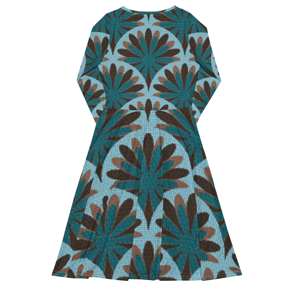 LONG SLEEVE MIDI DRESS
