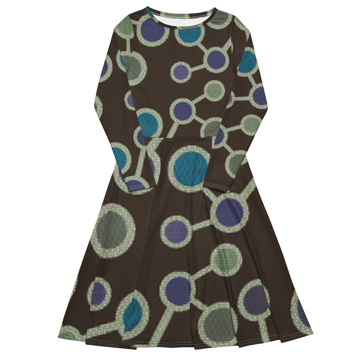 LONG SLEEVE MIDI DRESS