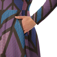 LONG SLEEVE MIDI DRESS