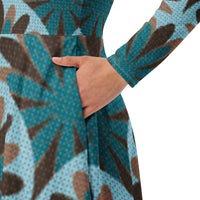 LONG SLEEVE MIDI DRESS