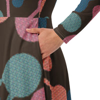 LONG SLEEVE MIDI DRESS