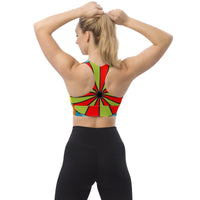 Longline sports bra