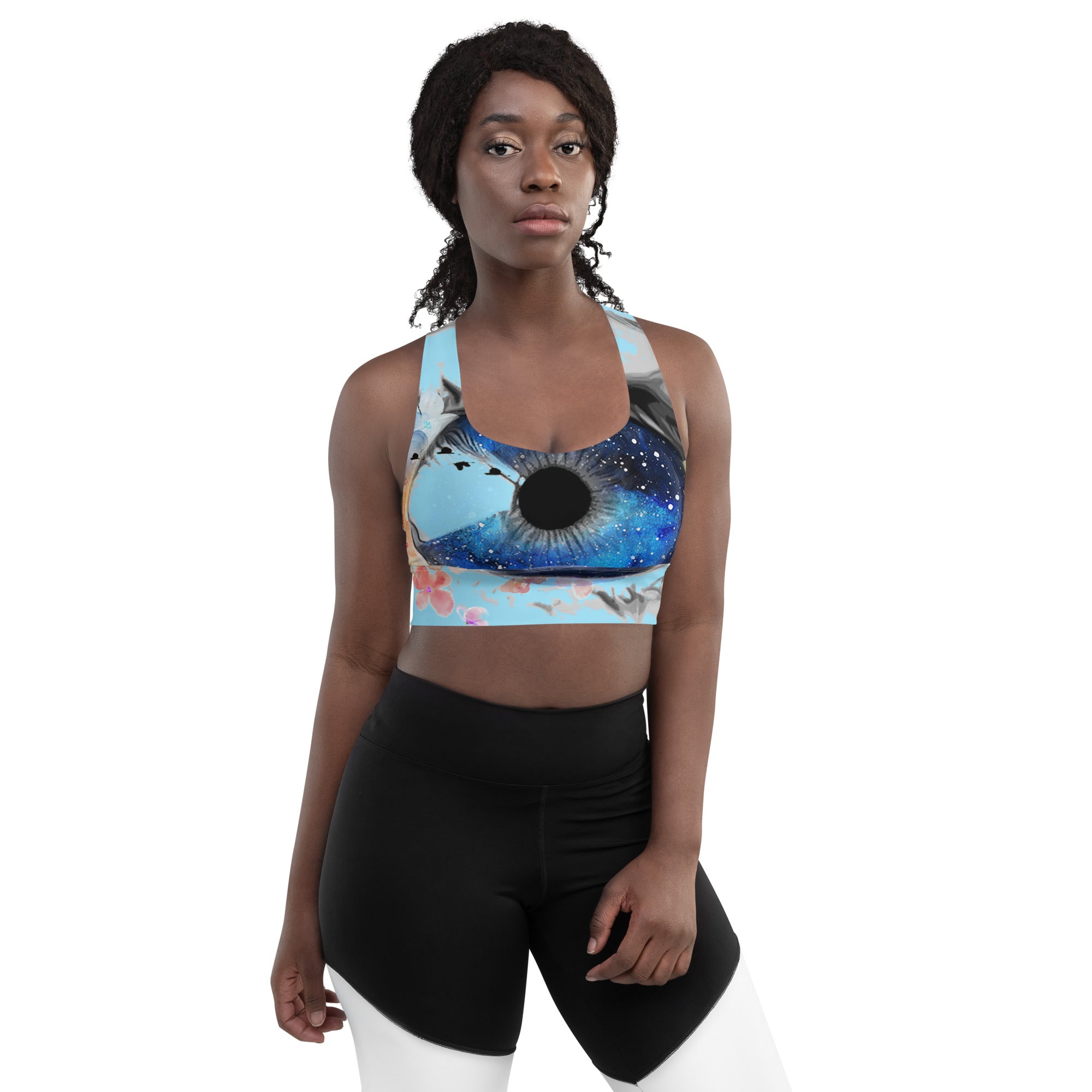 Longline sports bra