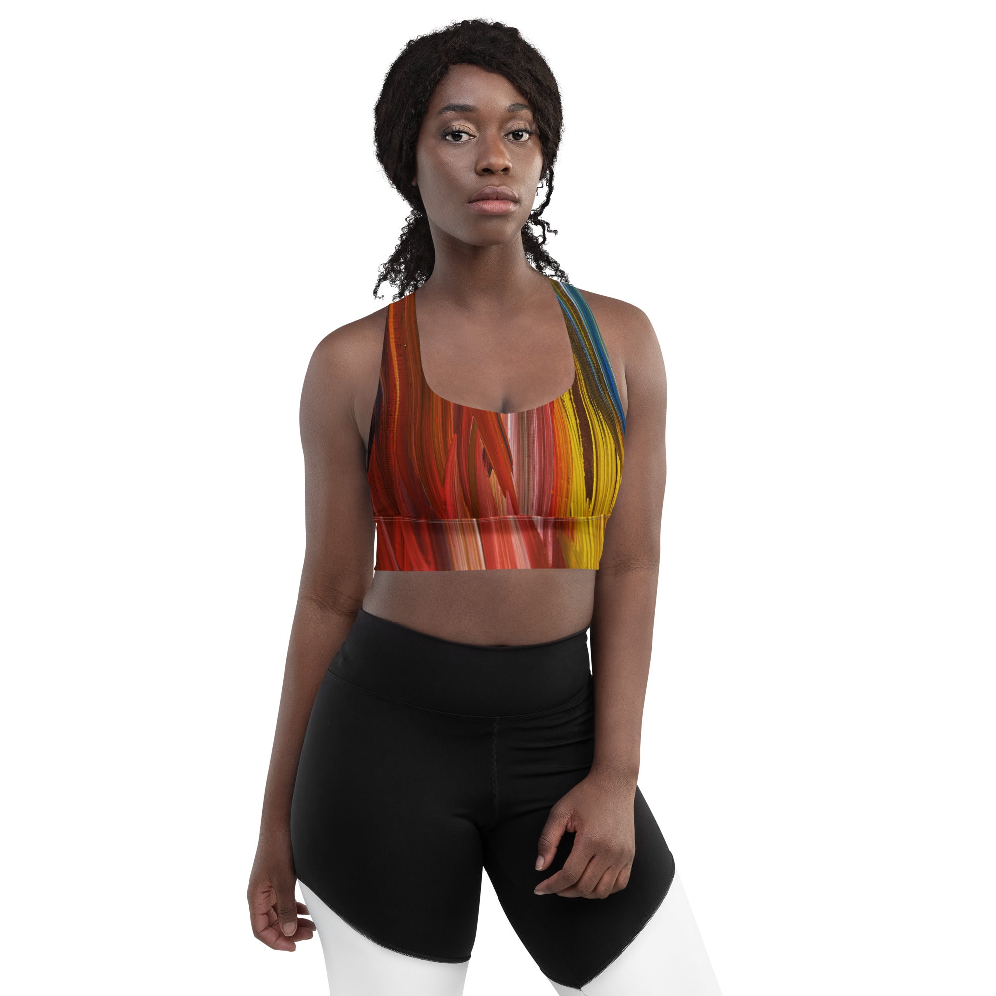 Longline sports bra