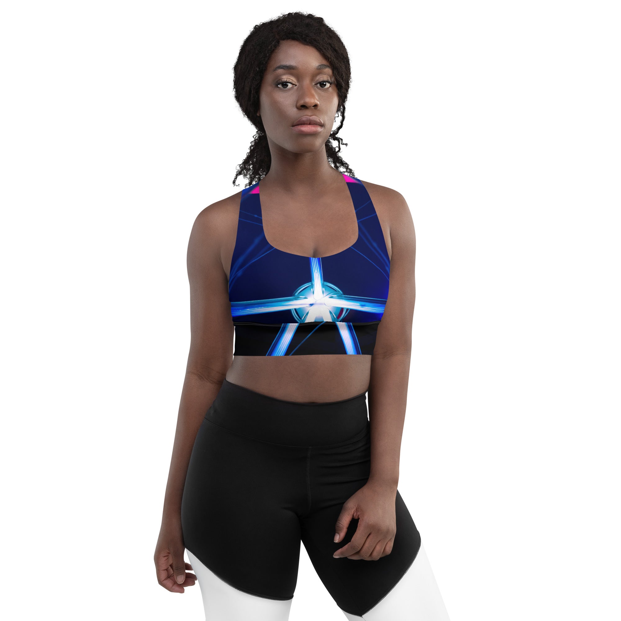 Longline sports bra