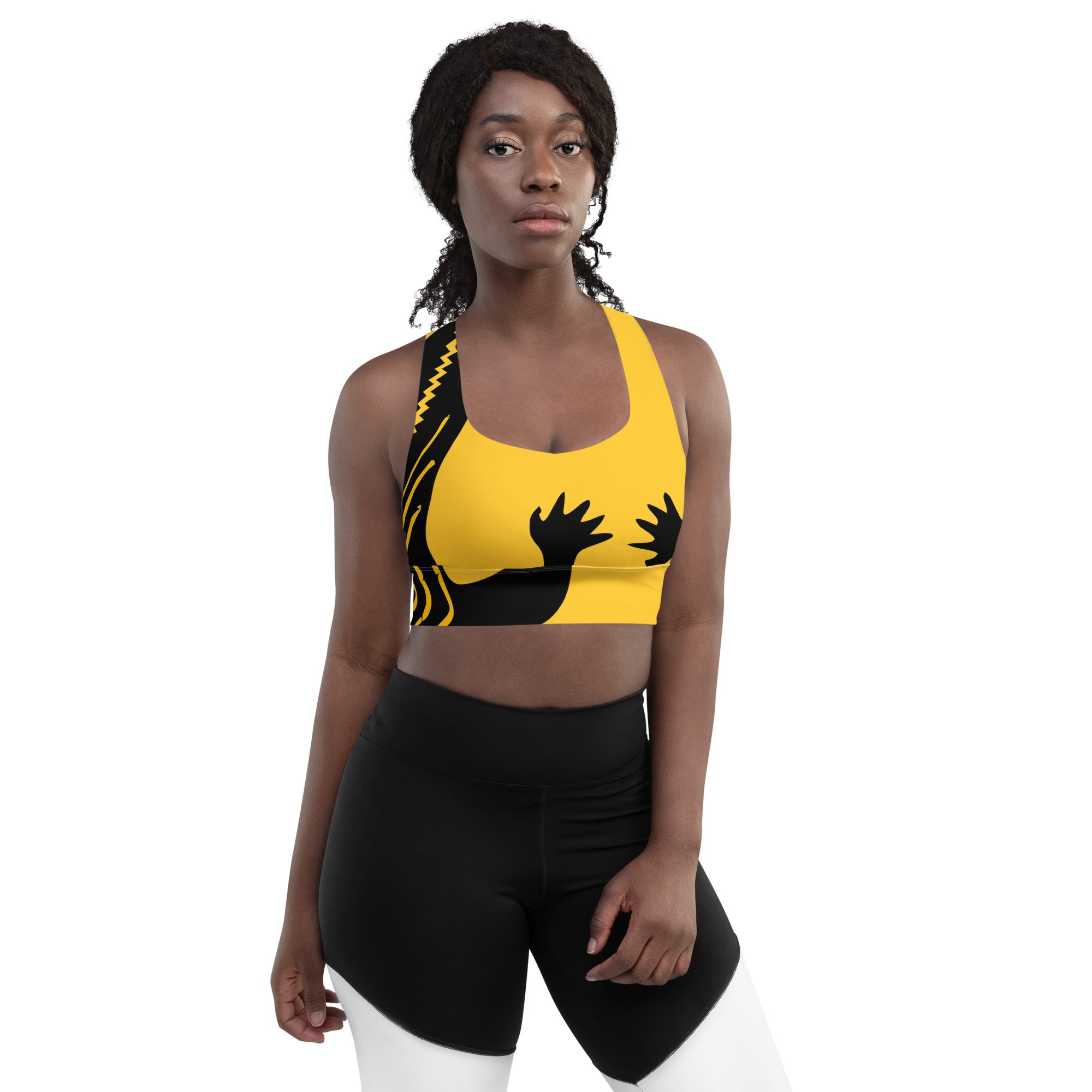 Longline sports bra