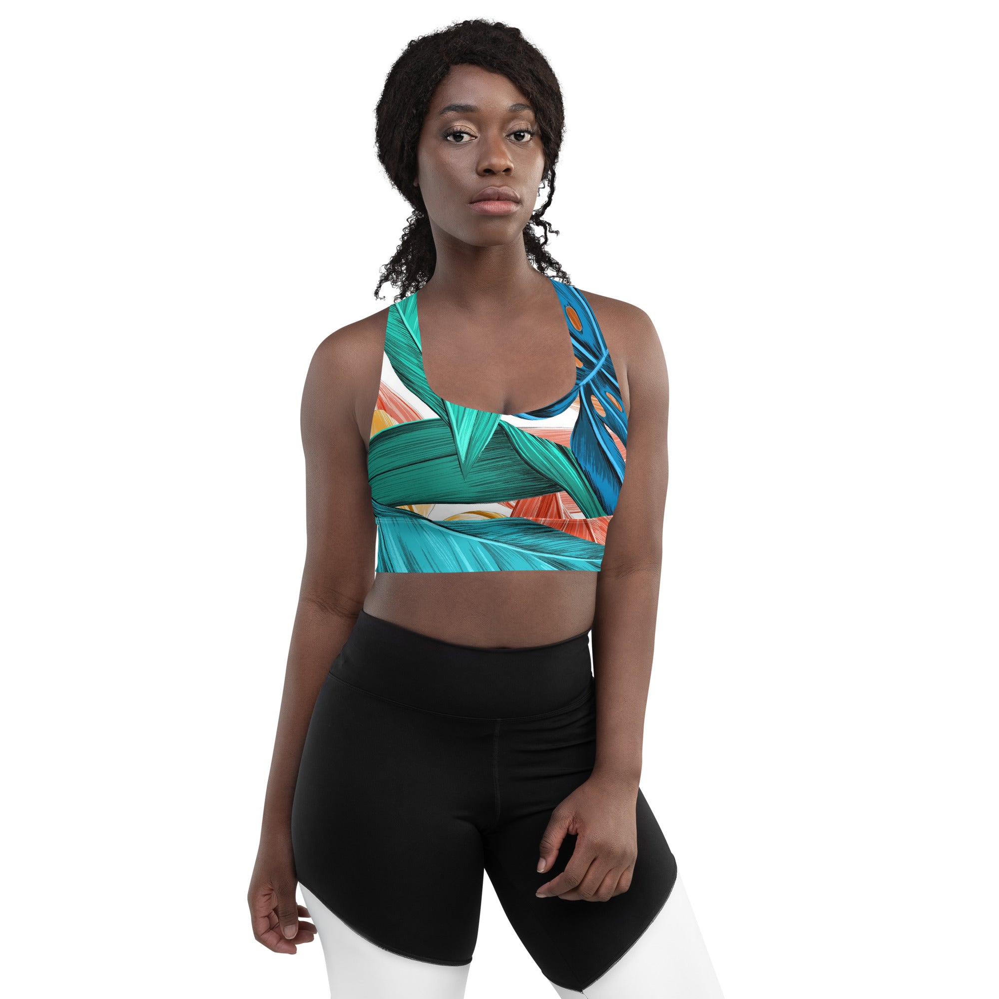 Longline sports bra