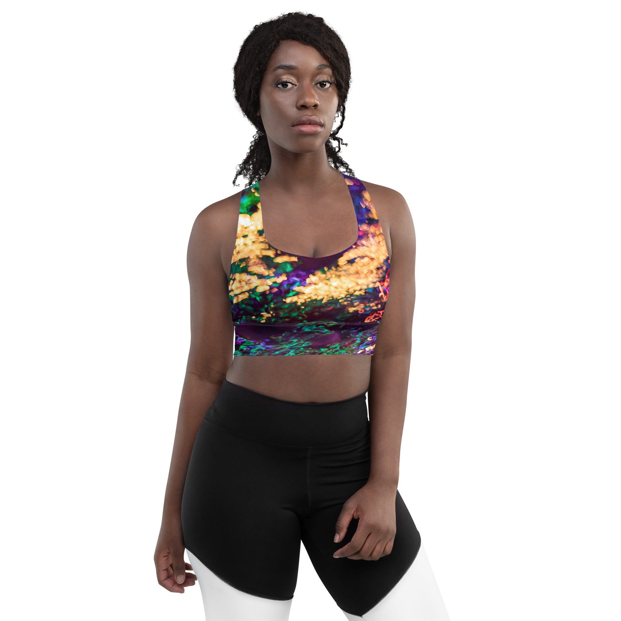 Longline sports bra