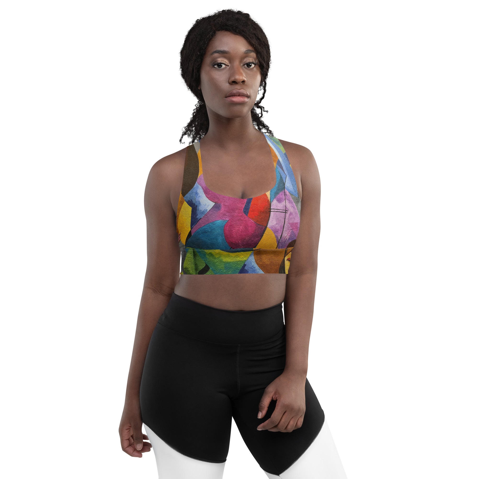 Longline sports bra