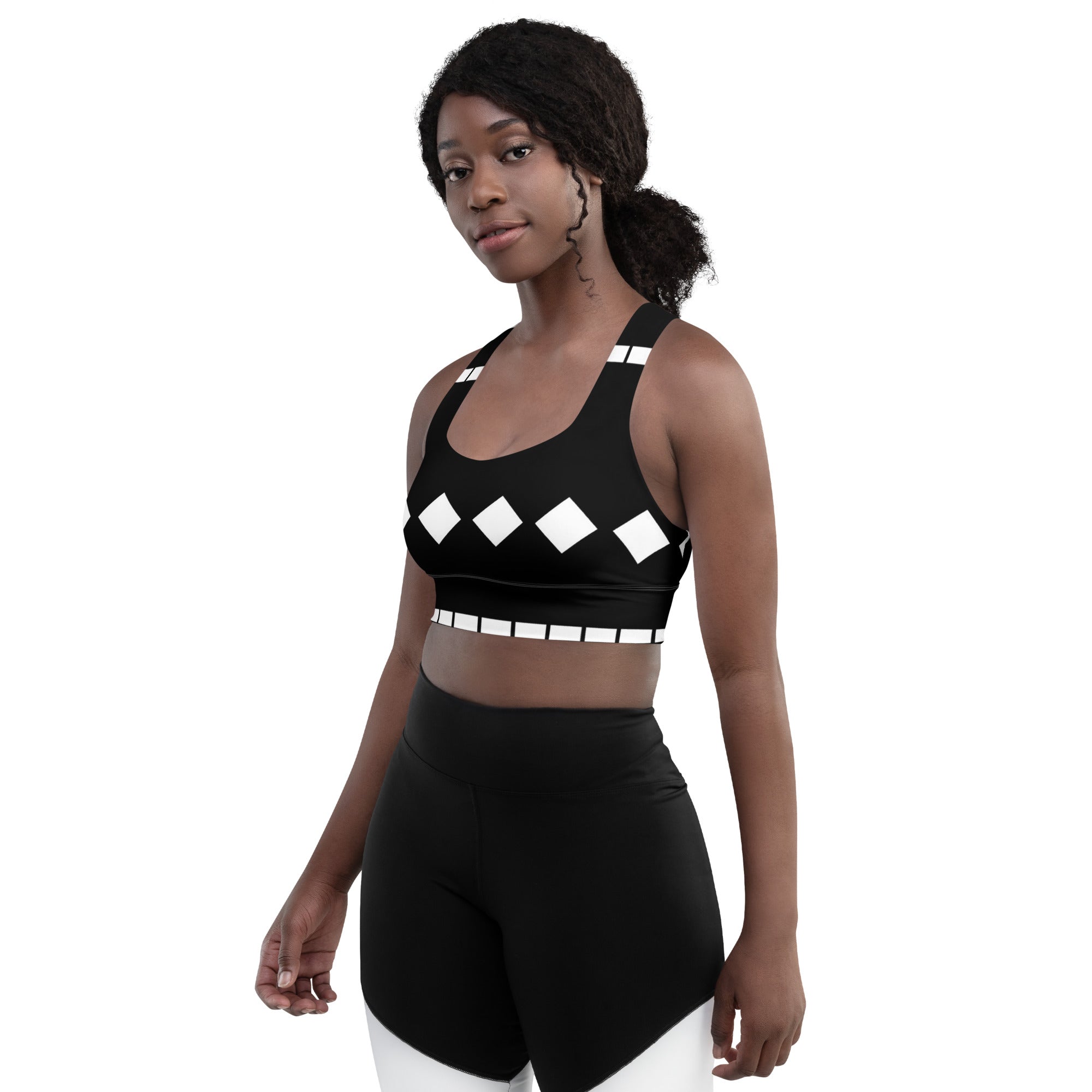 Longline sports bra