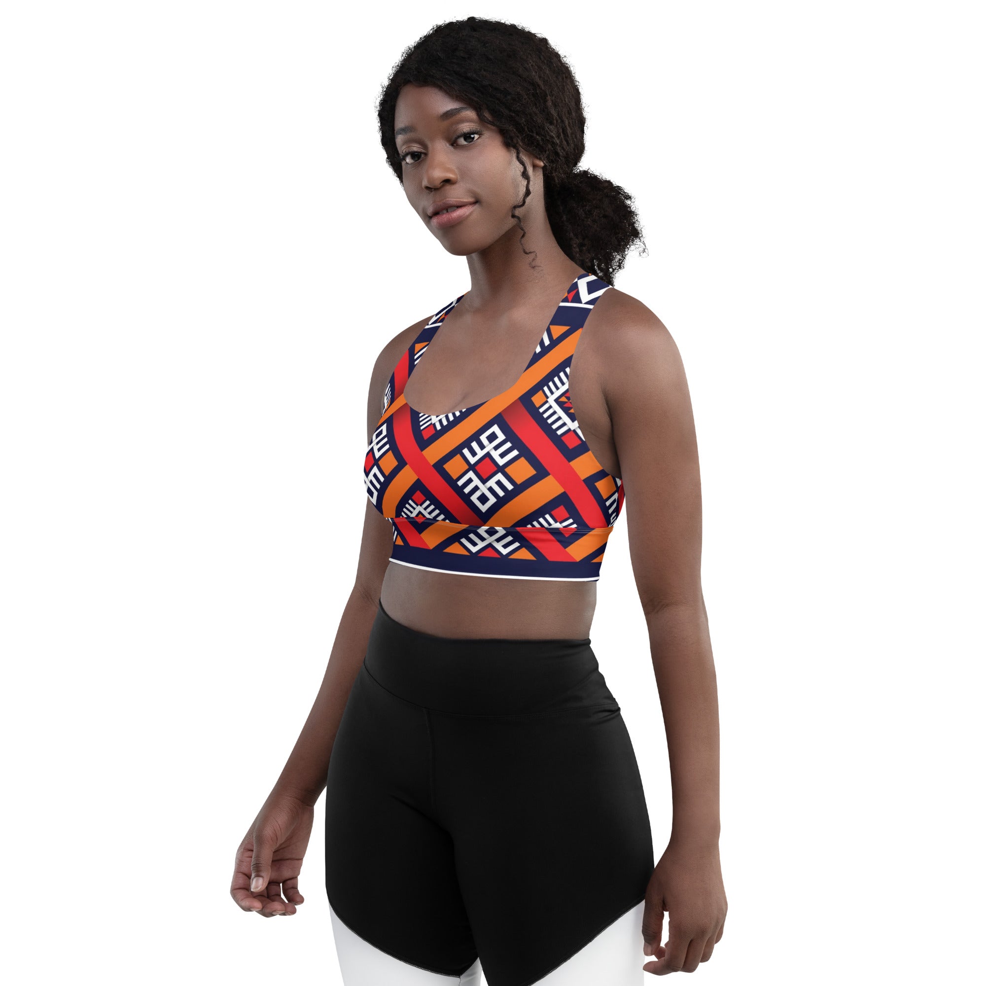 Longline sports bra