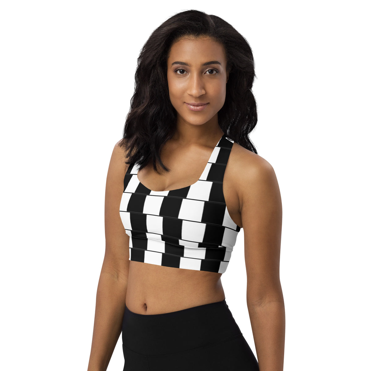 Longline sports bra