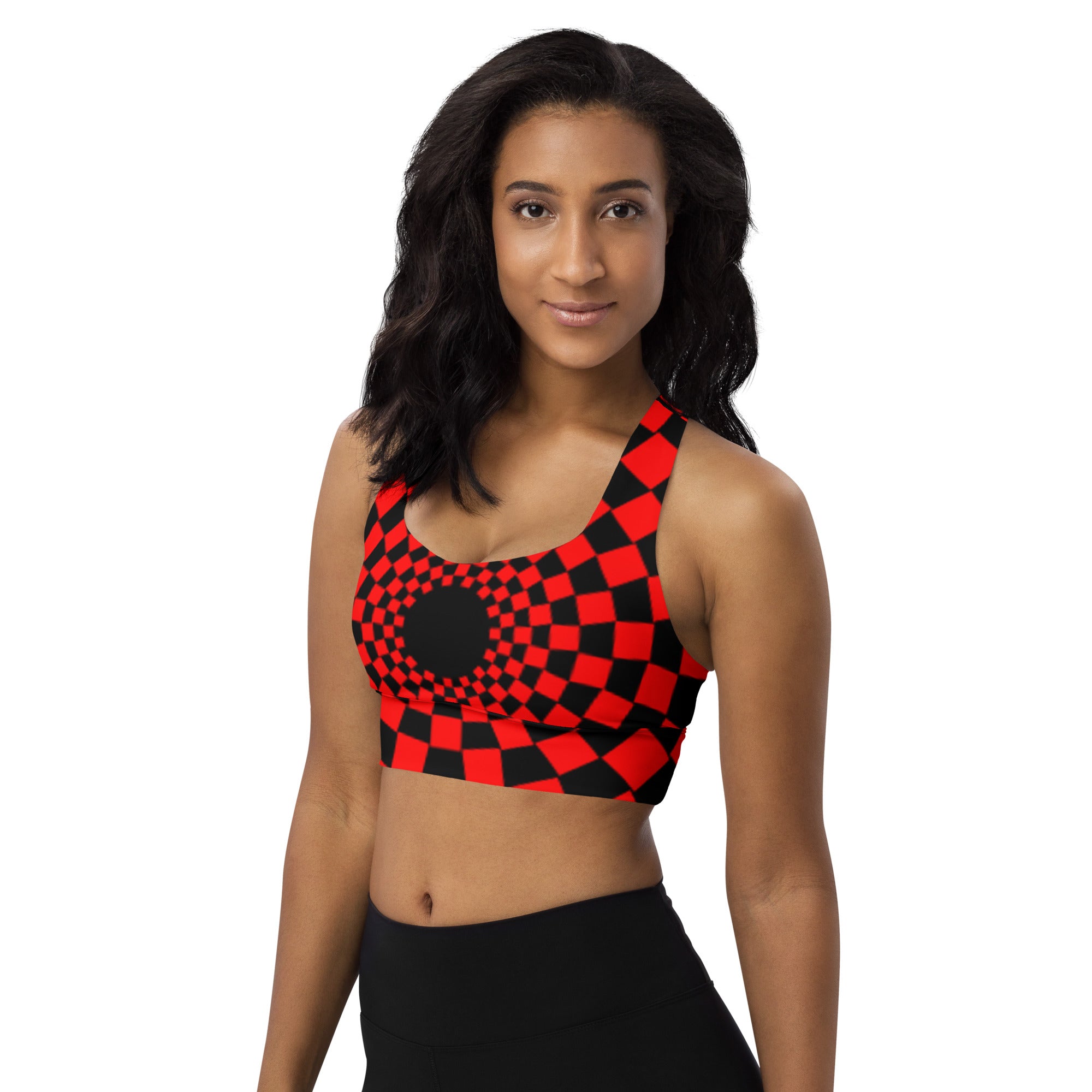 Longline sports bra