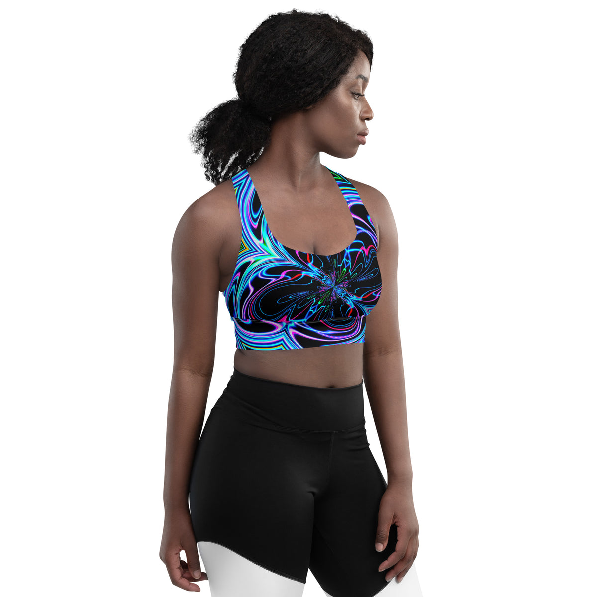Longline sports bra