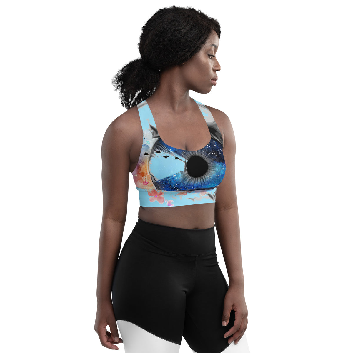 Longline sports bra