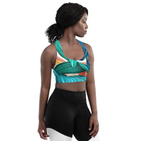 Longline sports bra
