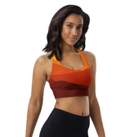 Longline sports bra