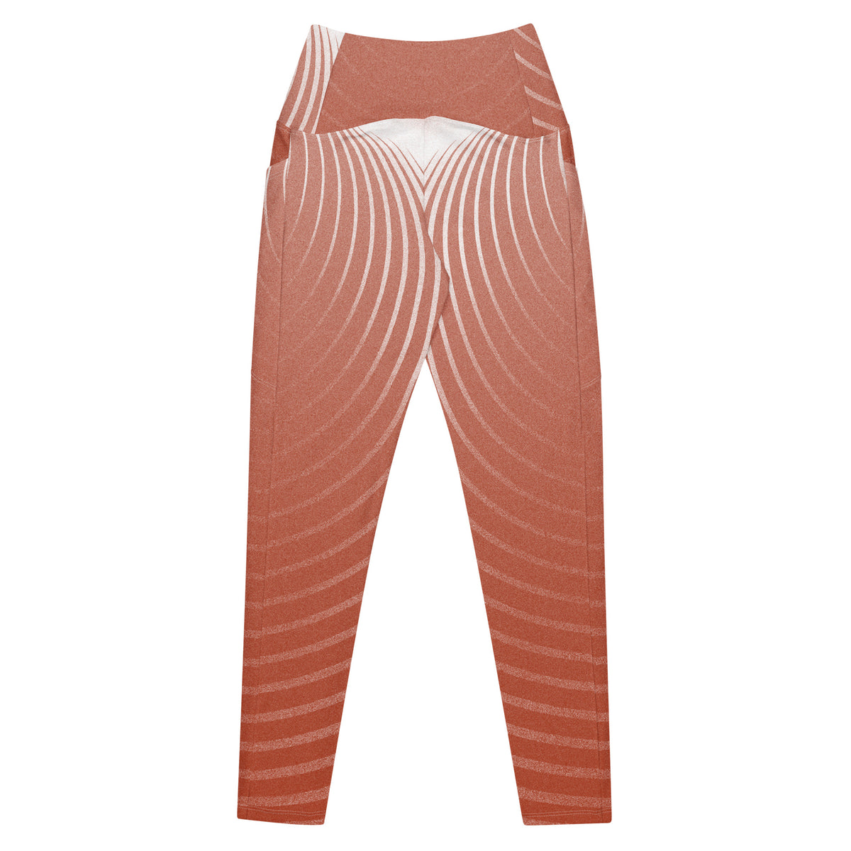 Crossover leggings with pockets