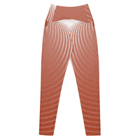 Crossover leggings with pockets