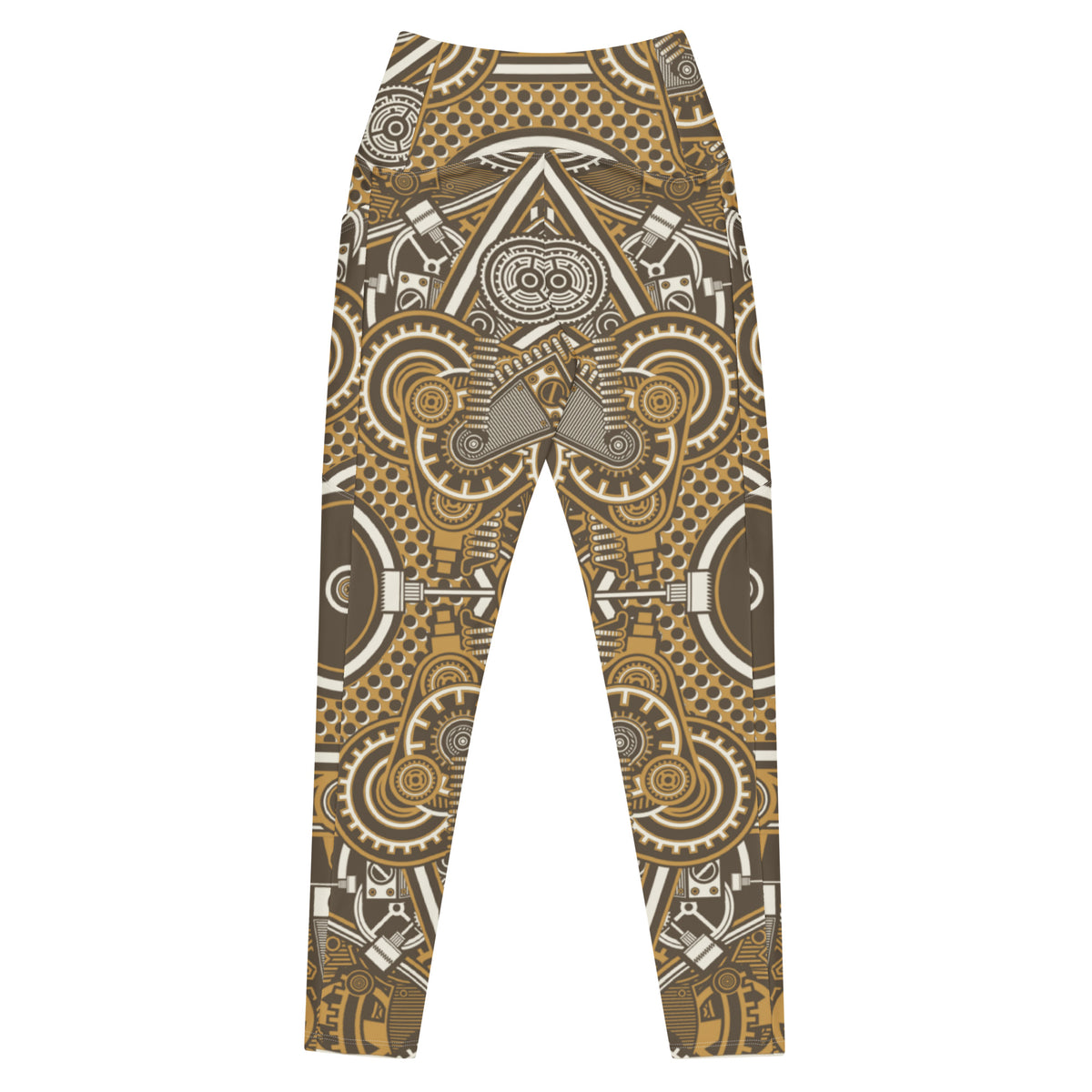 Crossover leggings with pockets