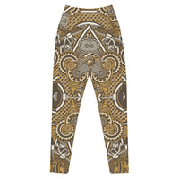Crossover leggings with pockets
