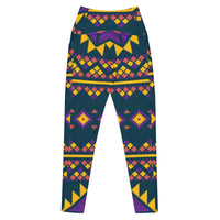 Crossover leggings with pockets